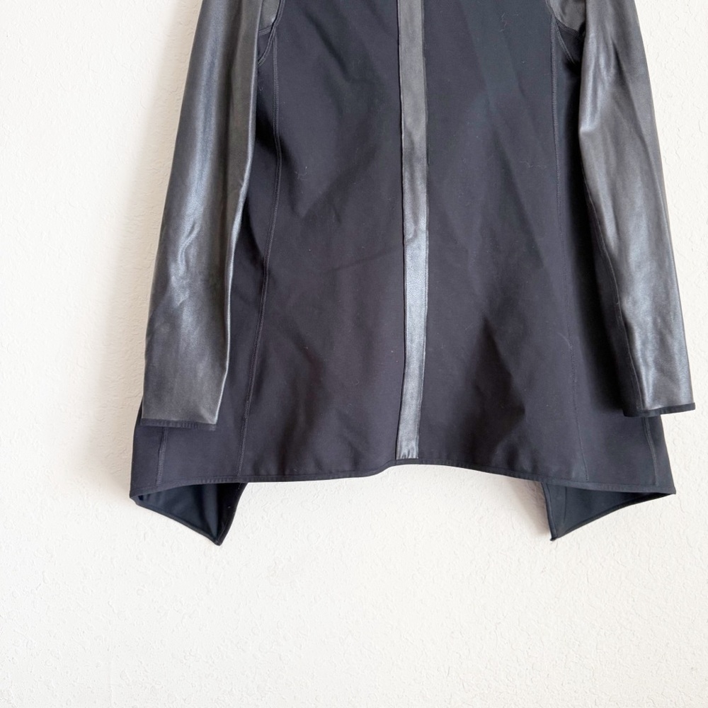 Spanx Drape Front Very Black Jacket Size Small - Picture 7 of 7